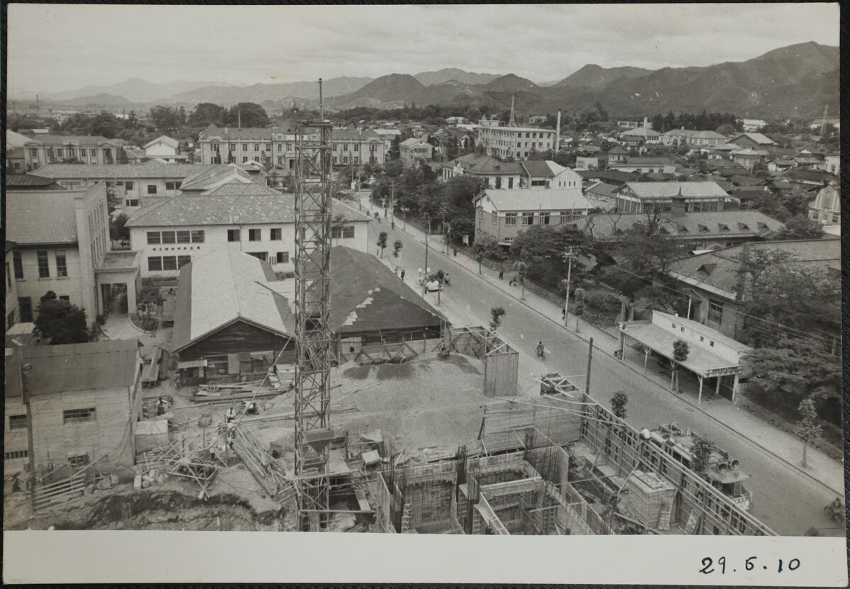 〔写真〕公共施設 山形市役所 大正元年竣工庁舎建設中