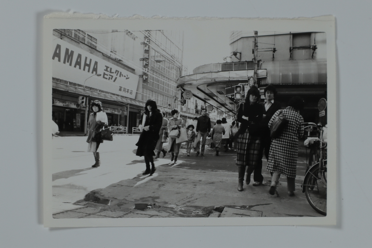 〔写真〕昔の街並み YAMAHA富岡本店