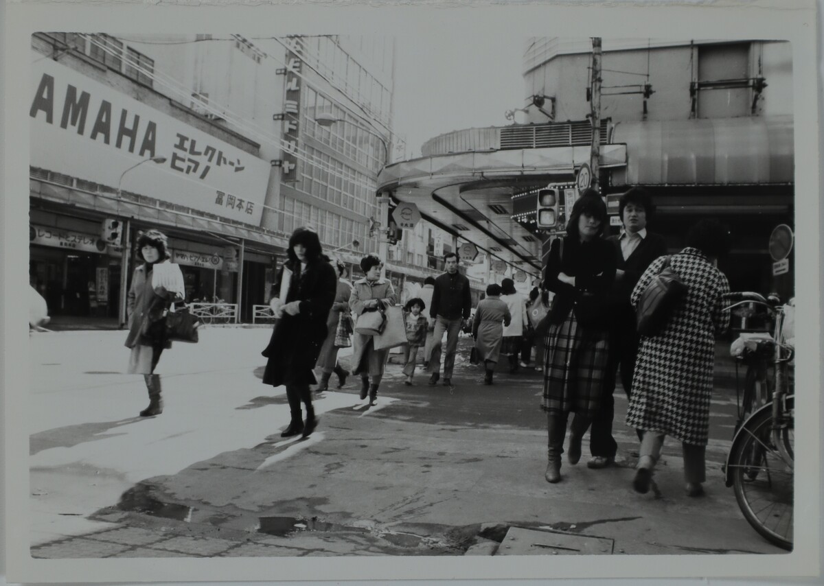 〔写真〕昔の街並み YAMAHA富岡本店