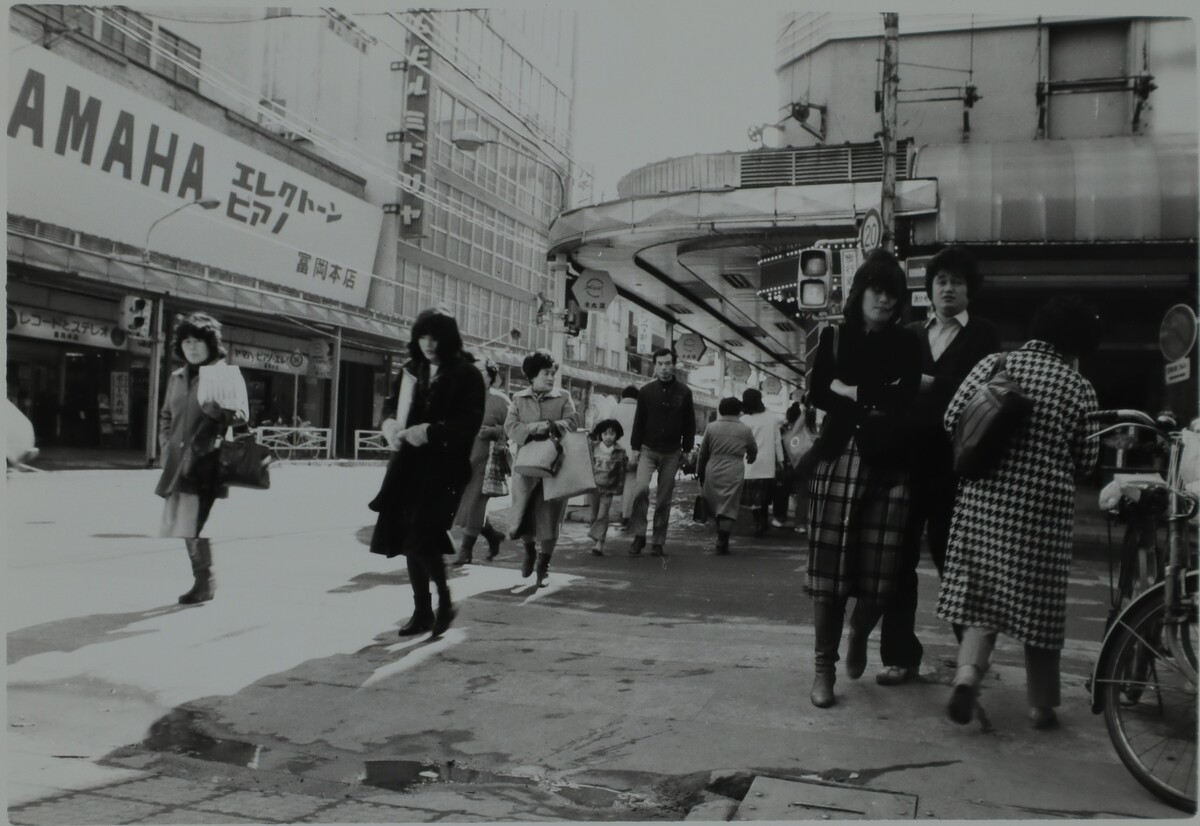 〔写真〕昔の街並み YAMAHA富岡本店