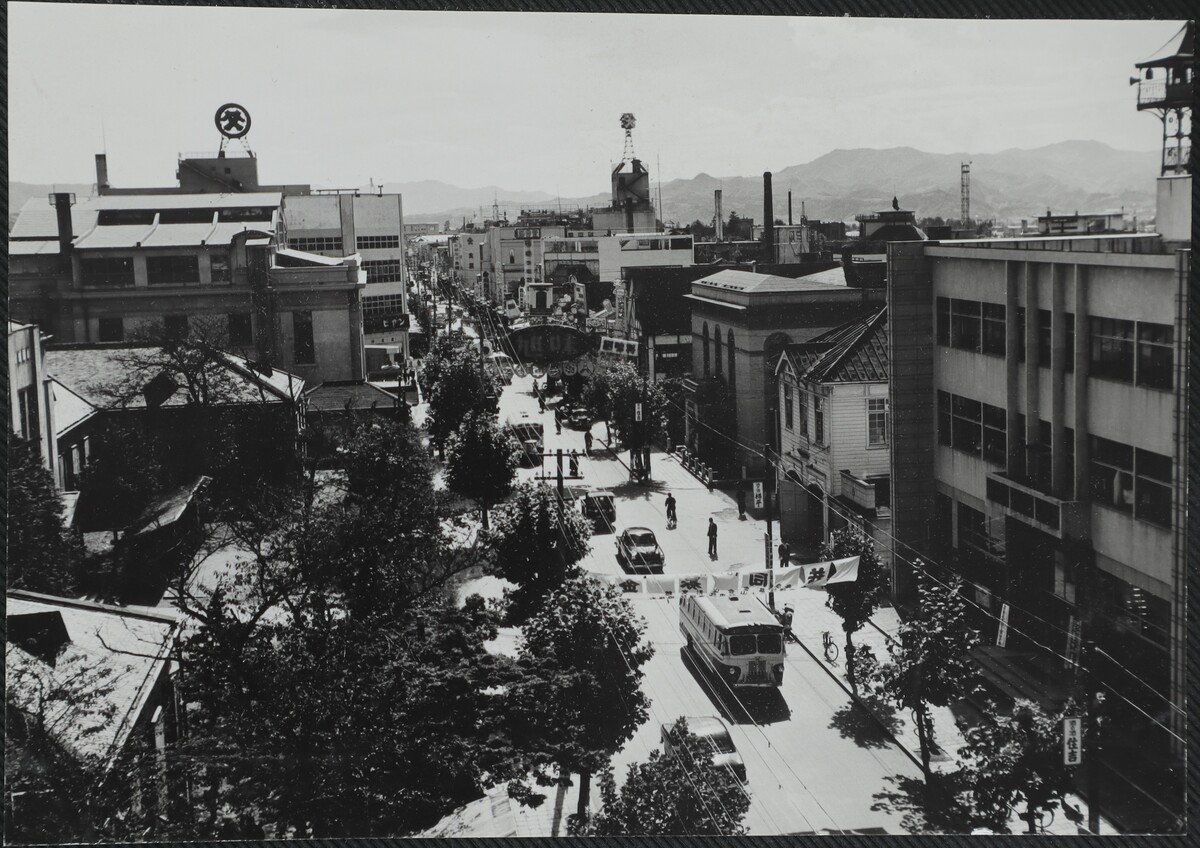 〔写真〕昔の街並み 七日町通り－3