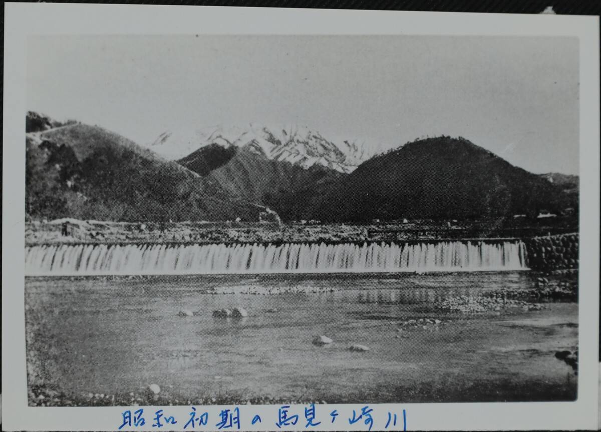 〔写真〕昔の街並み 馬見ヶ崎川－1