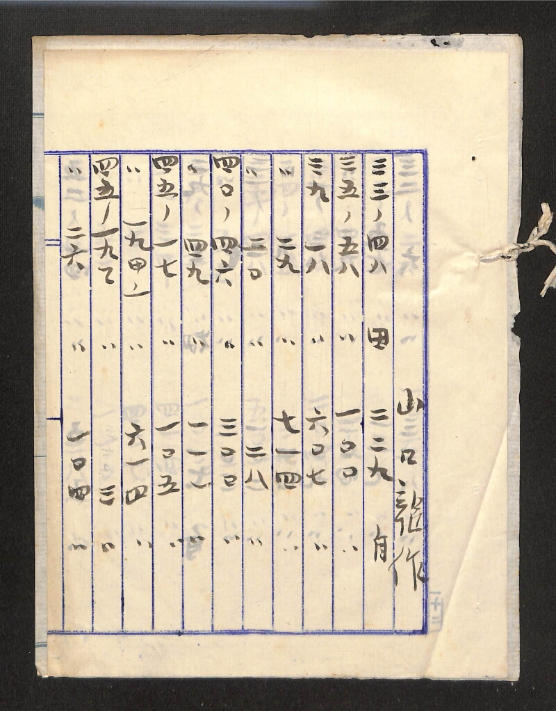 深見区有文書0092 - ページ 1