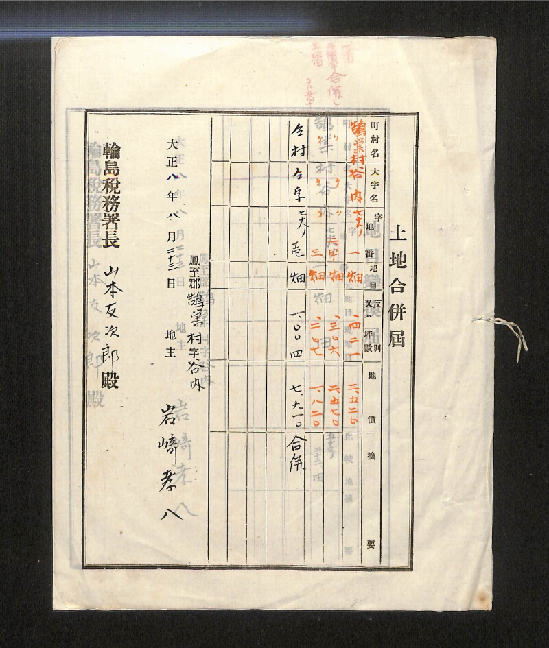 深見区有文書0116 - ページ 1