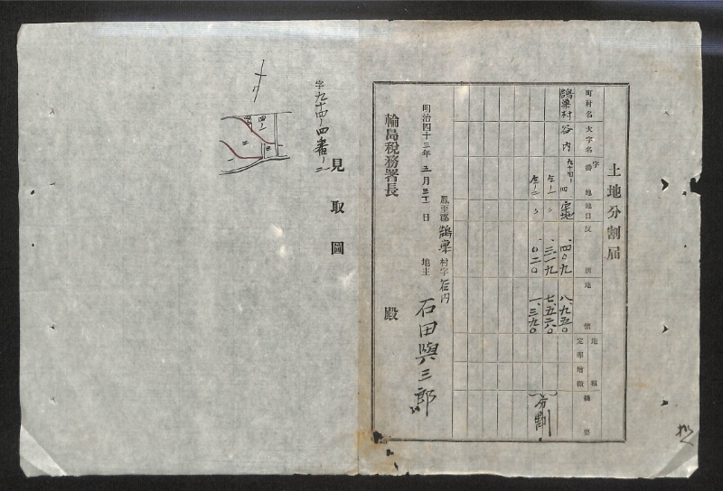 深見区有文書0146 - ページ 1