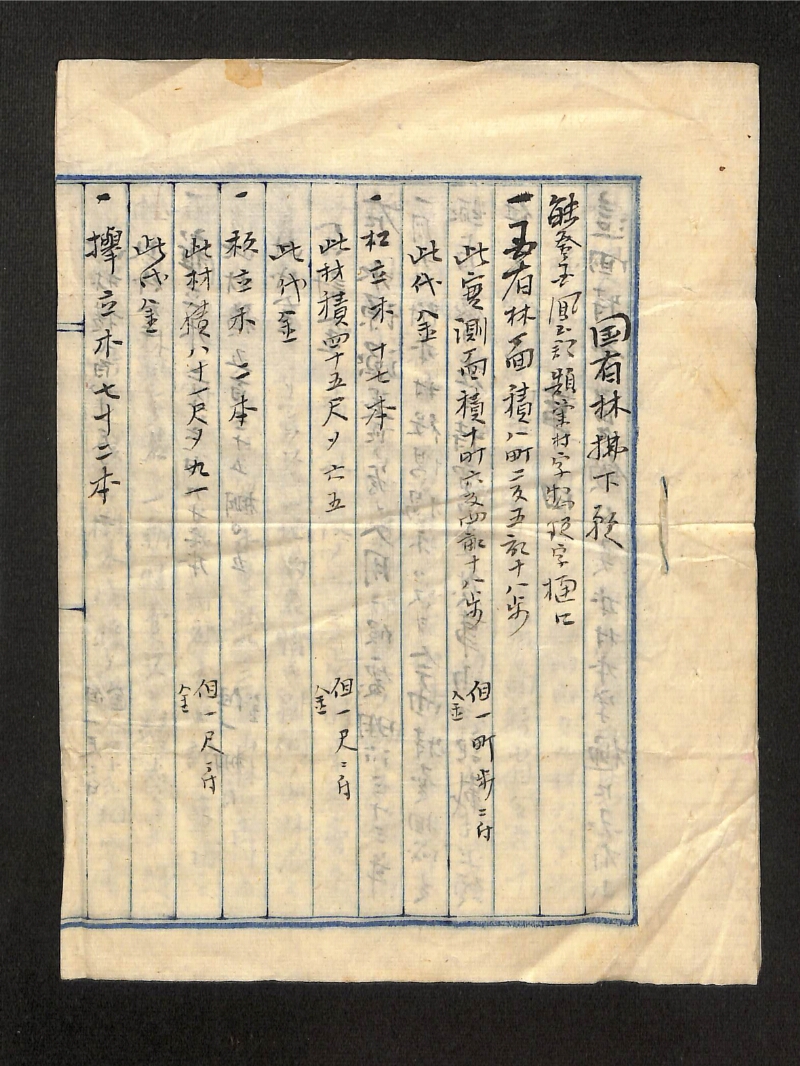 深見区有文書0164 - ページ 1