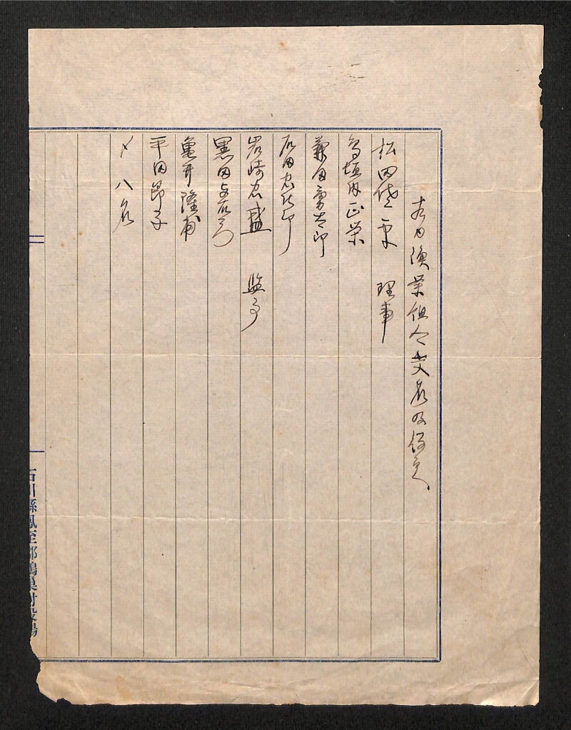 深見区有文書0286 - ページ 1