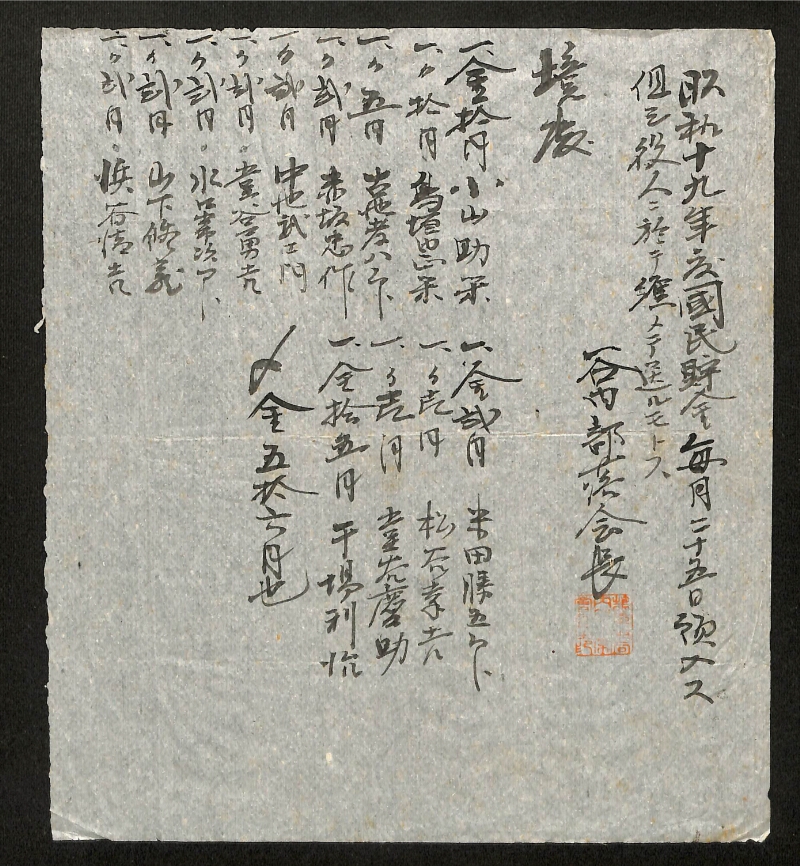 深見区有文書0335 - ページ 1