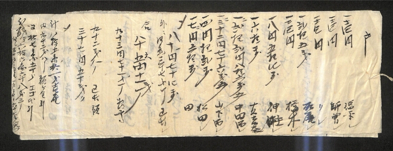深見区有文書0468 - ページ 1