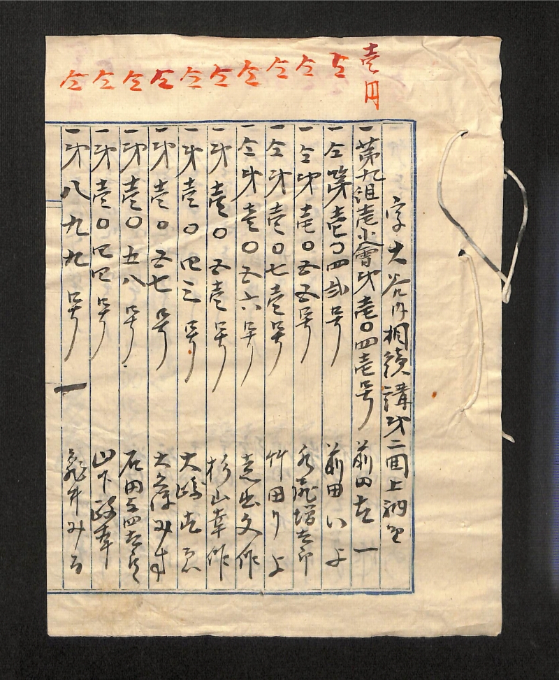 深見区有文書0549 - ページ 1