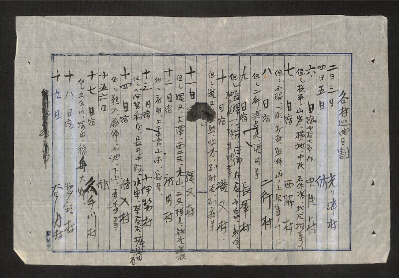 深見区有文書0553 - ページ 1