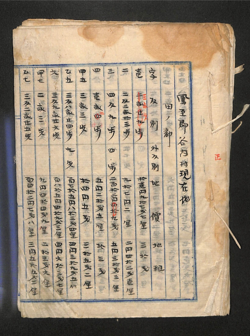 深見区有文書0582 - ページ 1
