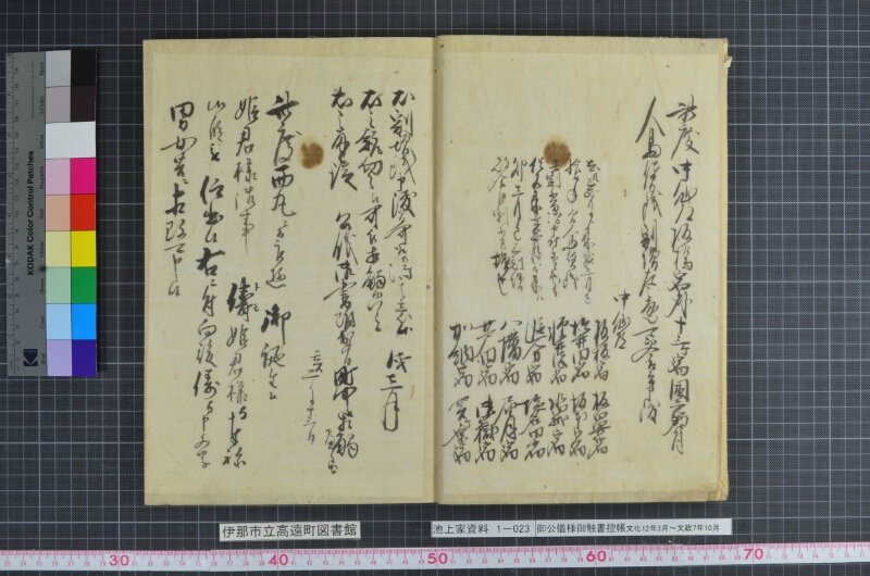 御公儀様御触書控帳 - ページ 4