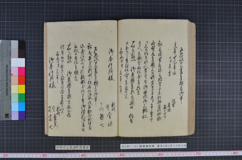 諸願書控帳 - ページ 125