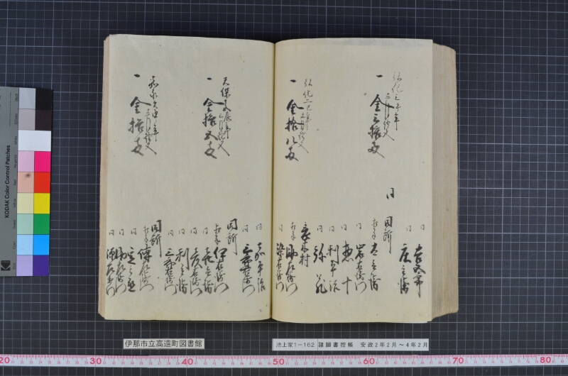 諸願書控帳 - ページ 117