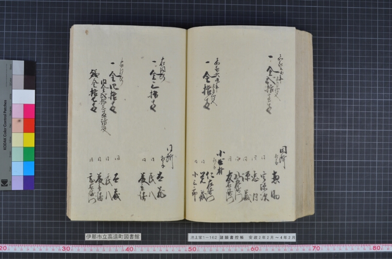 諸願書控帳 - ページ 119