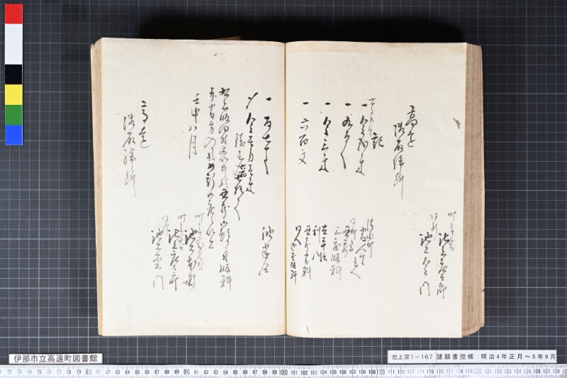 諸願書控帳 - ページ 108
