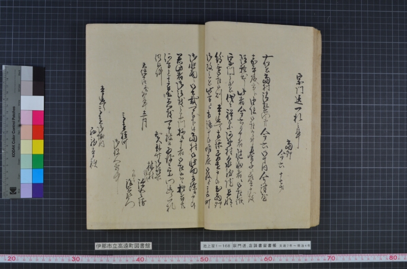 宗門送店請書留書帳 - ページ 25