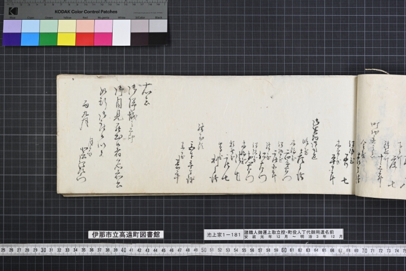 諸職人御運上取立控・町役人丁代御用達名前書 - ページ 98