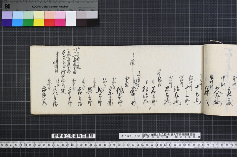 諸職人御運上取立控・町役人丁代御用達名前書 - ページ 118