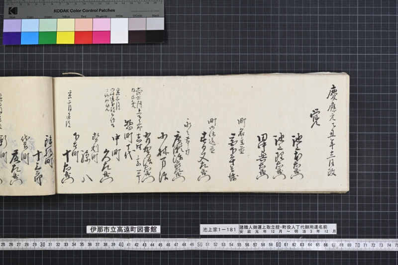 諸職人御運上取立控・町役人丁代御用達名前書 - ページ 125