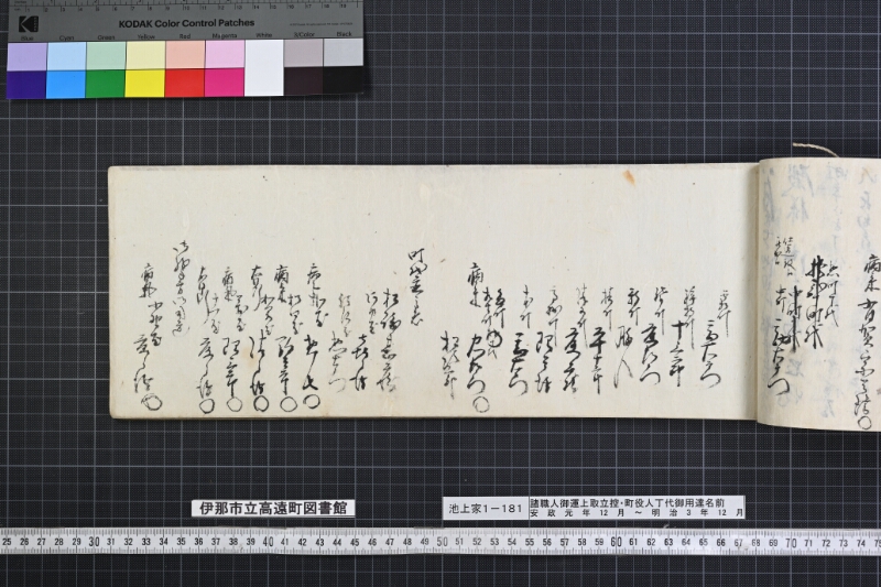 諸職人御運上取立控・町役人丁代御用達名前書 - ページ 154