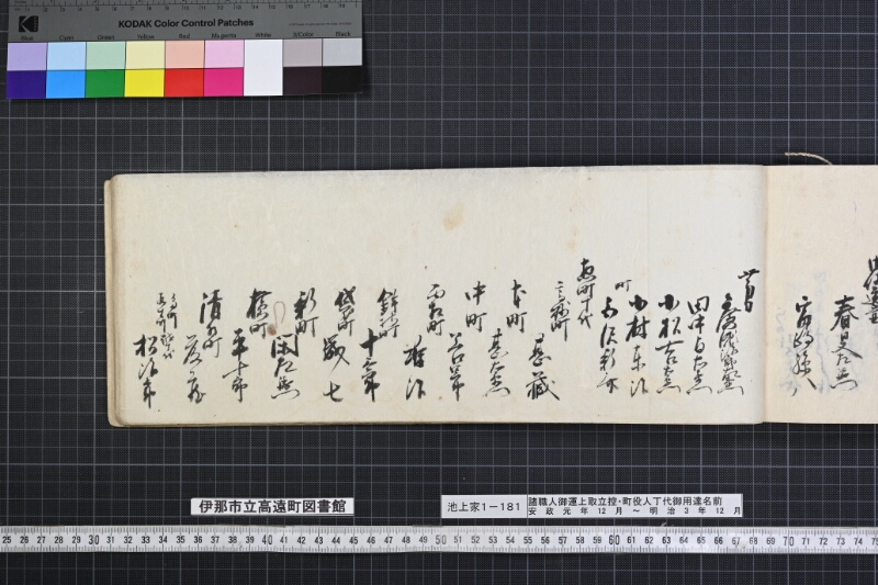 諸職人御運上取立控・町役人丁代御用達名前書 - ページ 170