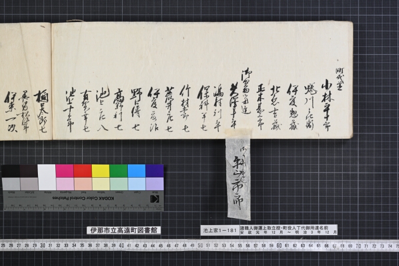 諸職人御運上取立控・町役人丁代御用達名前書 - ページ 183