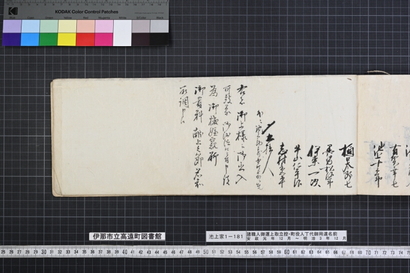 諸職人御運上取立控・町役人丁代御用達名前書 - ページ 184