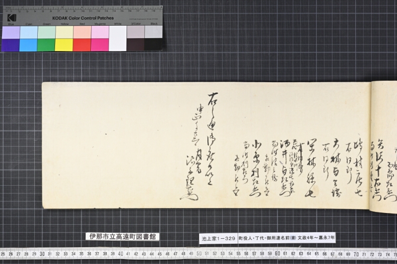 町役人丁代御用達名前（書） - ページ 73