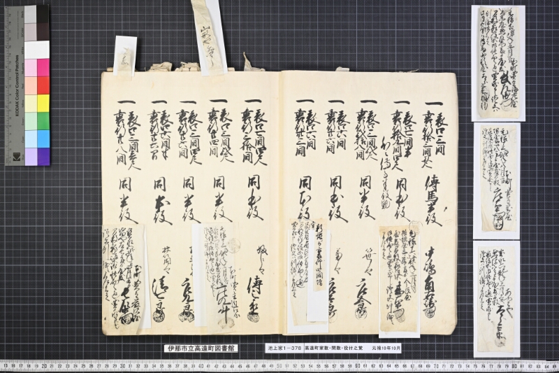 高遠町家数并間数役付之覚 - ページ 12