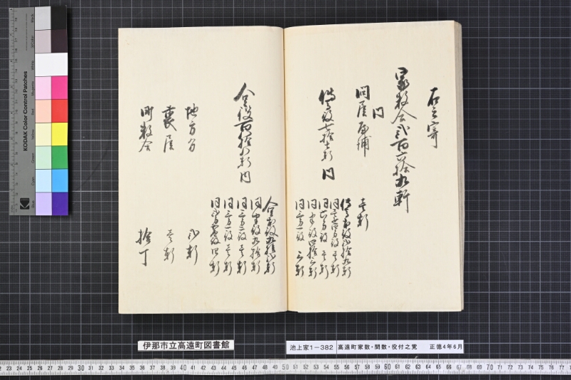 高遠町家数并間数役付之覚 - ページ 41