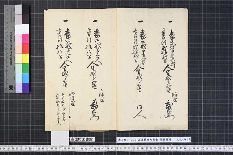 高遠鉾持町家数間数覚帳 - ページ 5