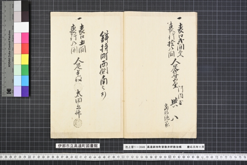 高遠鉾持町家数并軒数改帳 - ページ 6