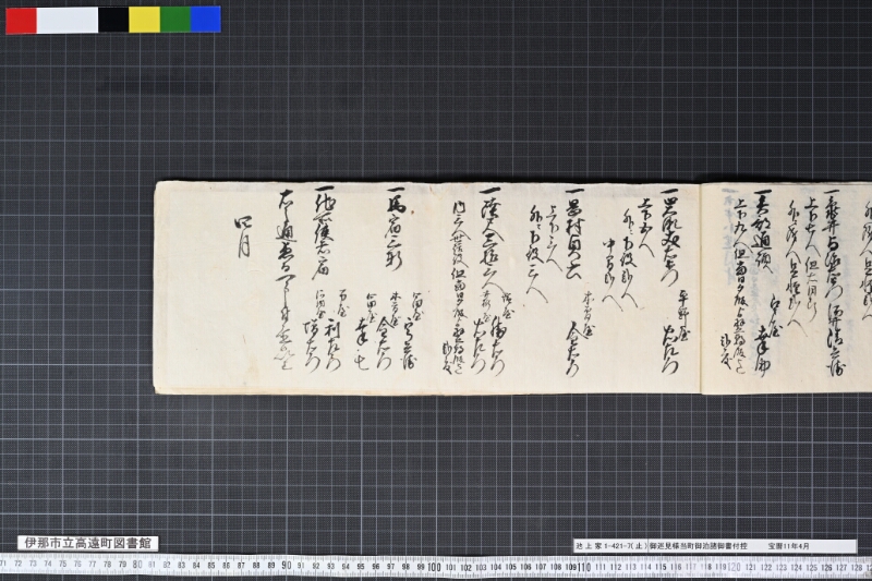 御巡見様当町御泊諸御書付控 - ページ 19