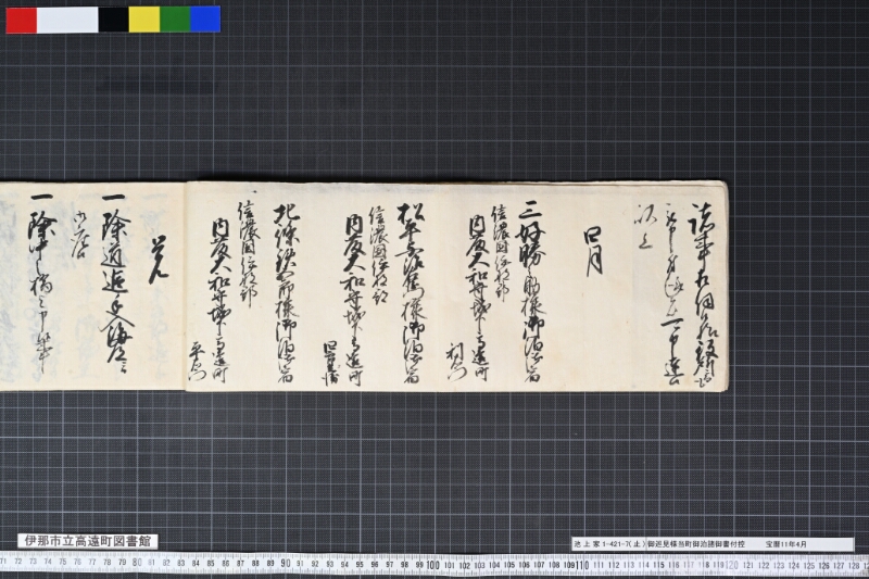 御巡見様当町御泊諸御書付控 - ページ 22