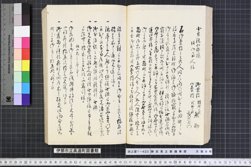 御巡見之節諸事控 - ページ 43