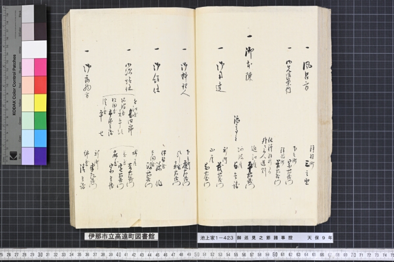 御巡見之節諸事控 - ページ 53
