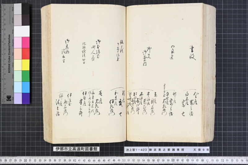 御巡見之節諸事控 - ページ 139
