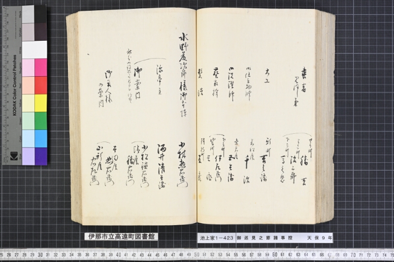 御巡見之節諸事控 - ページ 148