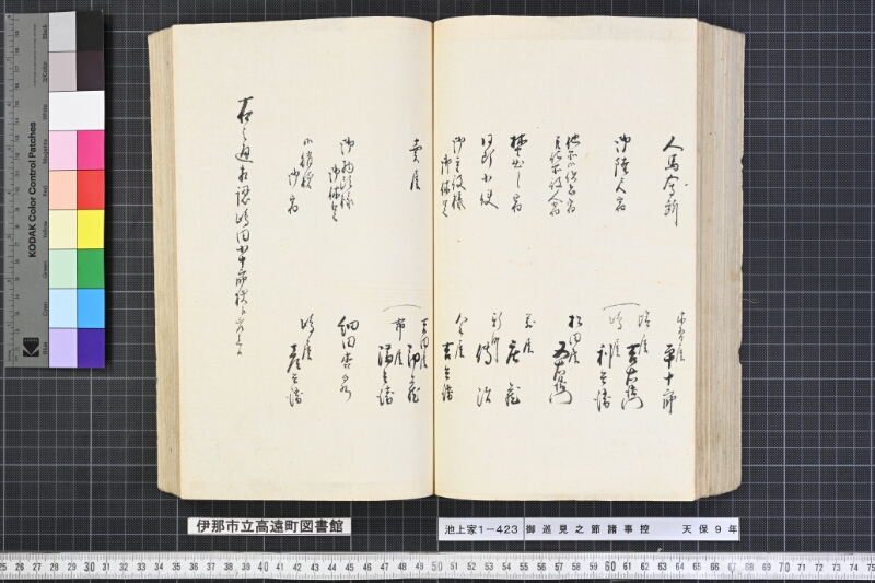 御巡見之節諸事控 - ページ 154