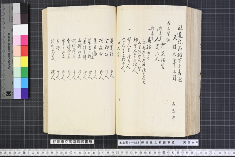 御巡見之節諸事控 - ページ 180