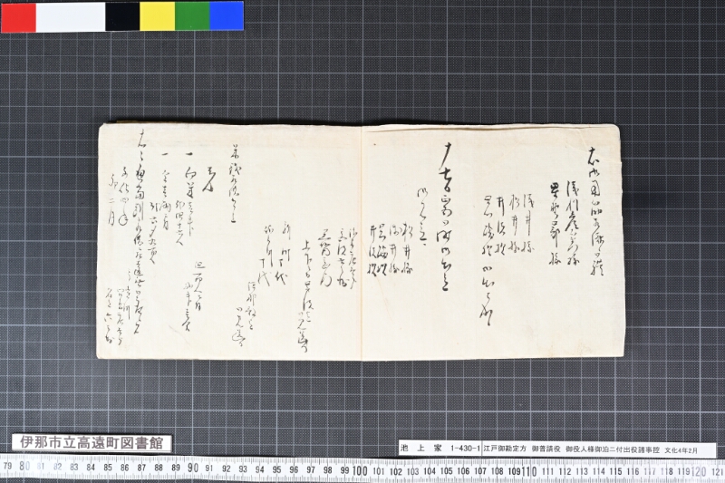 江戸御勘定方御普請役御役人様御泊ニ付出役諸事控 - ページ 4