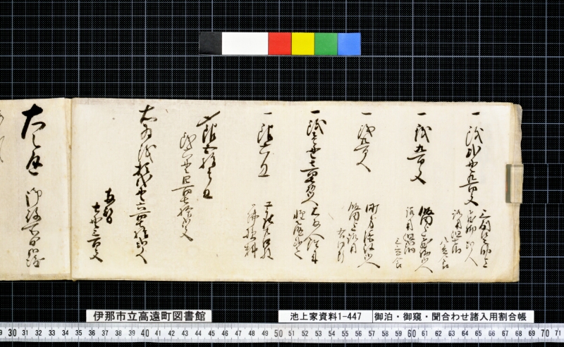 御泊御窺聞合わせ諸入用割合帳 - ページ 6
