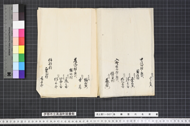 各郷惣代名前書 - ページ 2