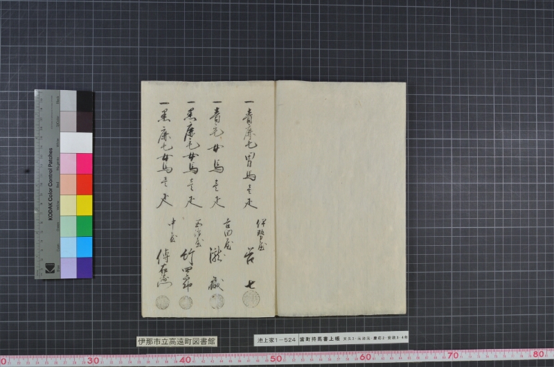 當町持馬書上帳 - ページ 6