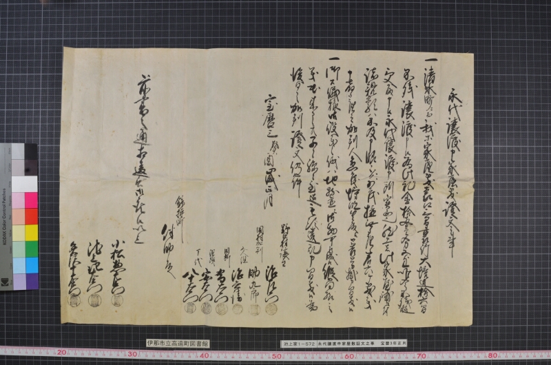 永代譲渡申家屋敷証文之事 - ページ 1