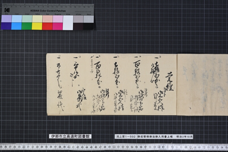 御巡察様御泊御入用書上帳 - ページ 11