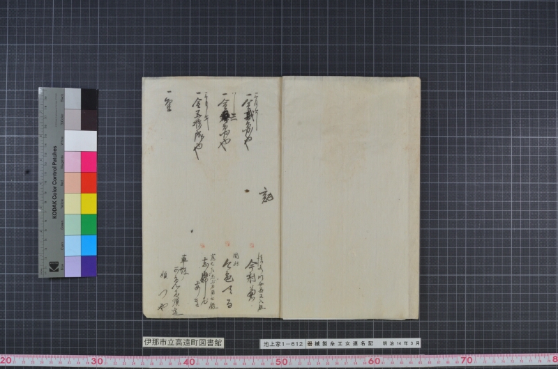 器械製糸工女連名記 - ページ 2