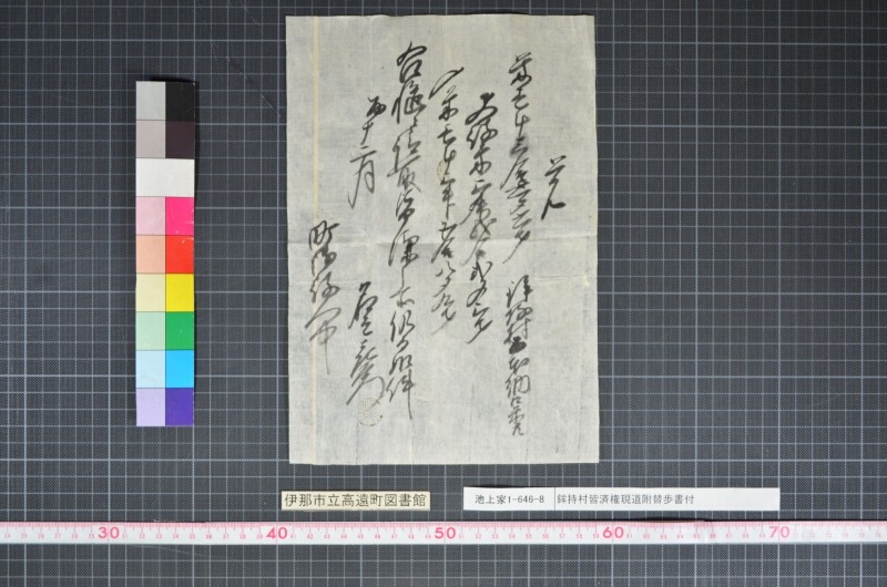 鉾持村皆済権現道附替畝歩書付 - ページ 6